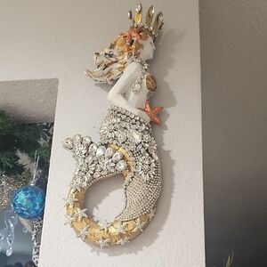 Gold and Silver Mermaid Wall Decor
